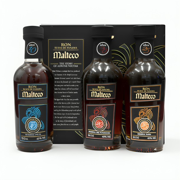 Malteco Rom Gaveske 3x20 cl.