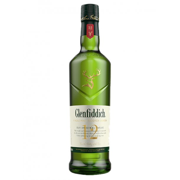 Glenfiddich 12 Year Old Single Malt Whisky 70 cl. - 40%