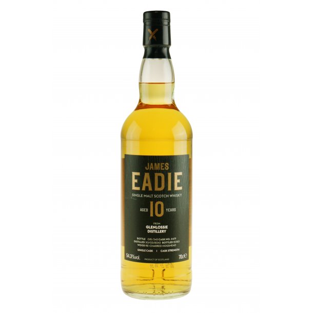 Glenlossie James Eadie 10 Years Old Single Malt Scotch Whisky 70 cl. - 54,3%