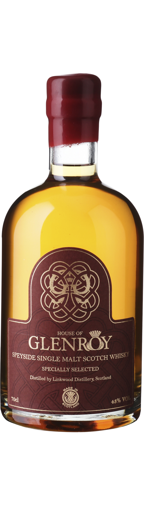 Glenroy Specially Selected Speyside Single Malt Whisky 70 cl. WHISKY