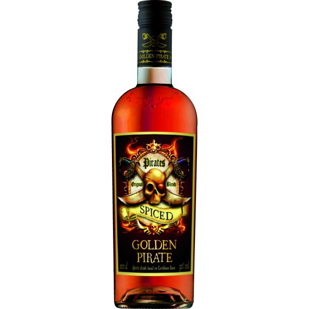 Golden Pirate Spiced Rum 100 cl. - 30%