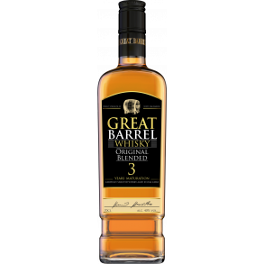 Great Barrel Whisky 3 Years Old 70 cl. - 40%