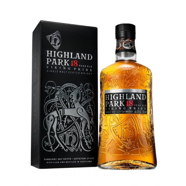 Highland Park 18 Years Old Viking Pride Single Orkney Island Malt Whisky 43%