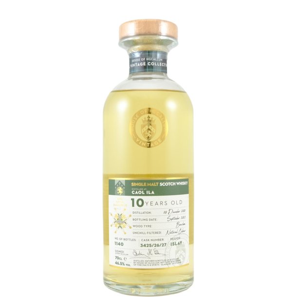 House of McCallum Caol Ila 10YO 70 cl. - 46,5% i Gaverør 