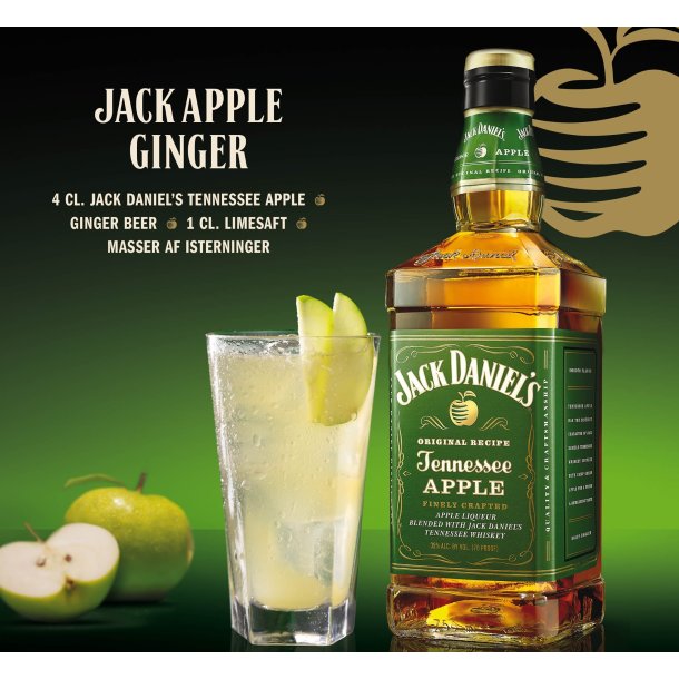 Jack Daniel's Tennessee Apple Whiskey Liqueur 70 cl. - 35%