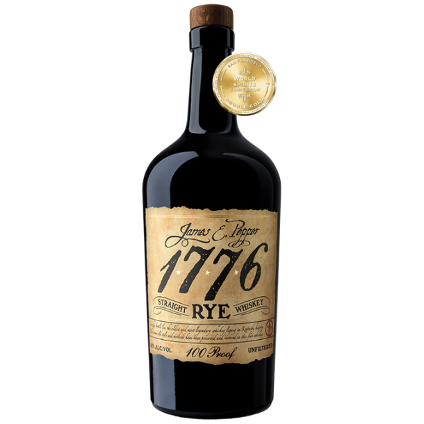 James E. Pepper 1776 Straight Rye Whiskey 70 cl. - 46%