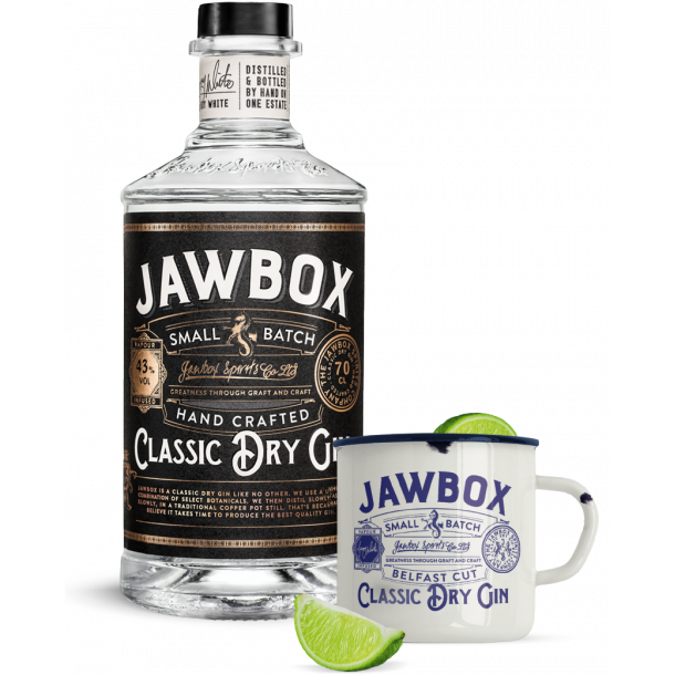 Jawbox Classic Dry Gin 70 cl. - 43%