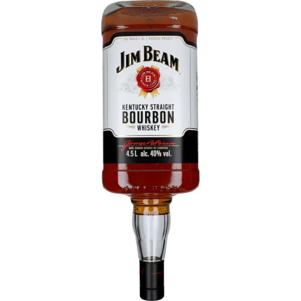 Jim Beam Original Kentucky Straight Bourbon Whiskey i gaveæske 4,5 liter - 40%