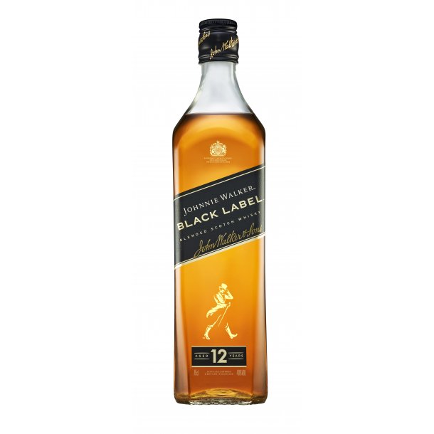 Johnnie Walker Black Label 12 Years Whisky i Gaveæske 70 cl. - 40%