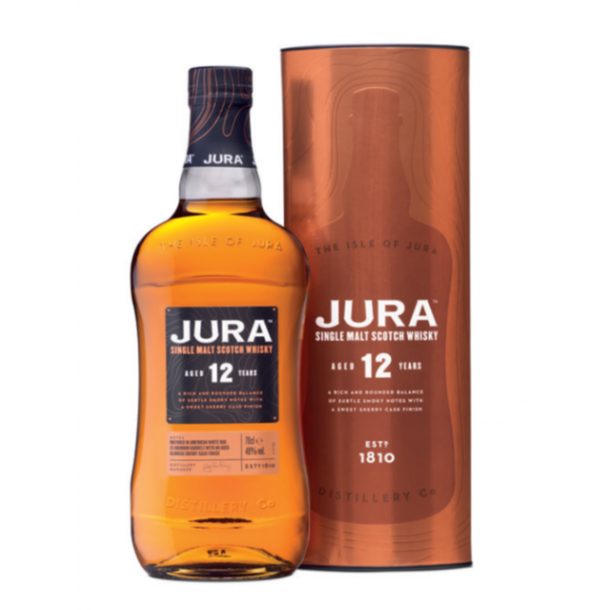 Jura 12 Years Old Single Malt Scotch Whisky 70 cl. - 40%