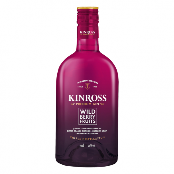 Kinross Gin Wild Berry Fruits 70 cl. - 40%