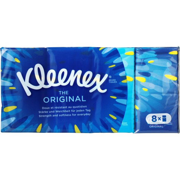 Kleenex The Original Lommeletter 8 pakker