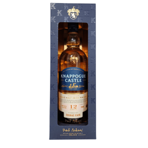 Knappogue Castle 12 Years Old Single Malt Irish Whiskey Cognac Cask Finish i gaveske 70 cl. - 46%