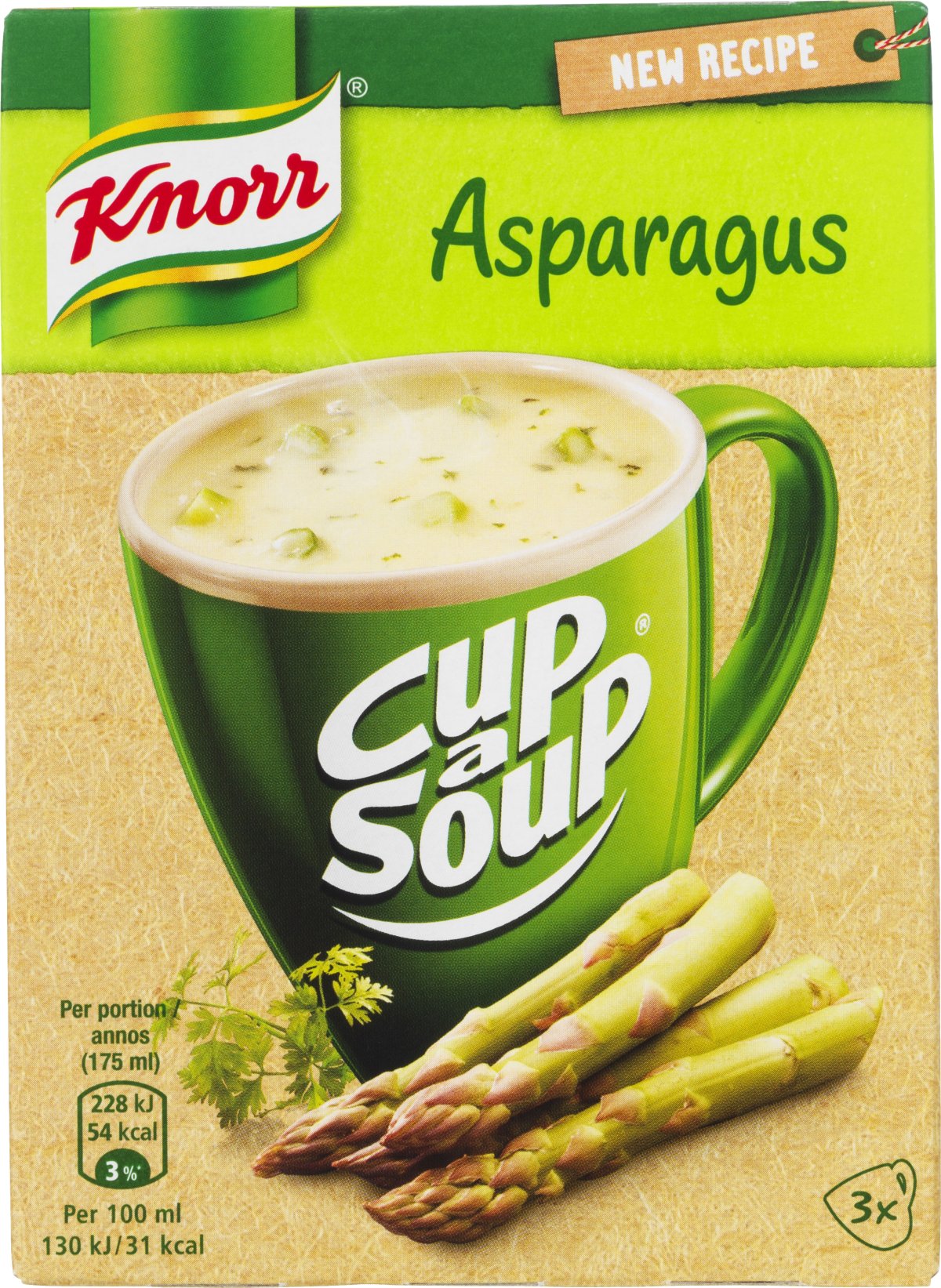 Knorr Cup a Soup Aspargessuppe Pulver 3x12 g. SUPPE VIN MED MERE .DK