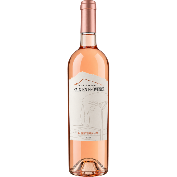 Les Vignerons d�Aix en Provence Mediterranee Rose 2025 12,5% 