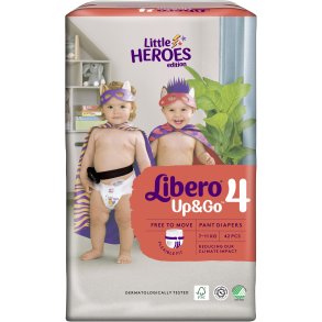 Libero Up&Go 4 Buksebleer 7-11 kg. 42 stk.