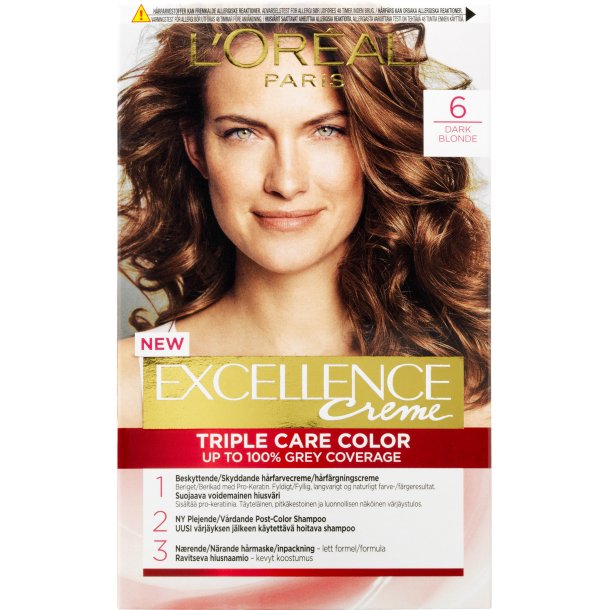 L'Oral Excellence Creme 6 Dark Blond Hrfarve