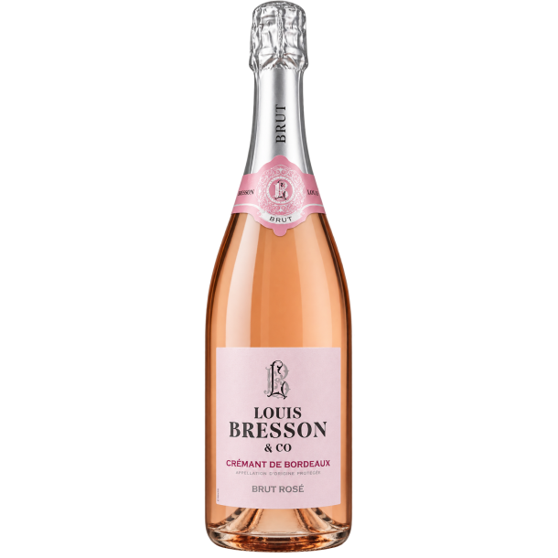 Louis Bresson & Co Cr�mant de Bordeaux Brut Ros� 75 CL 12%