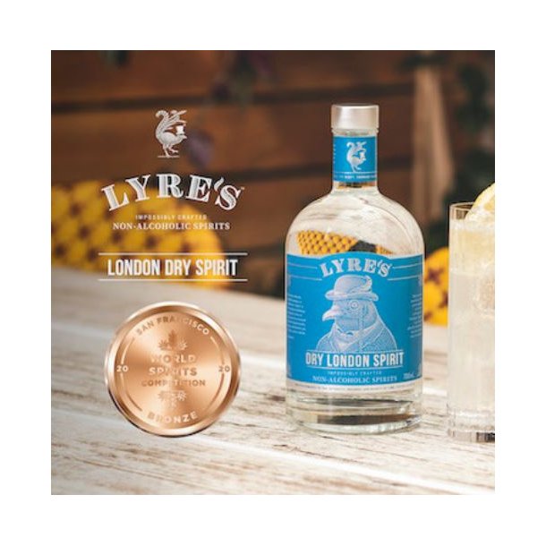 Lyre's London Dry Spirit Gin 70 cl. - 0,5% 