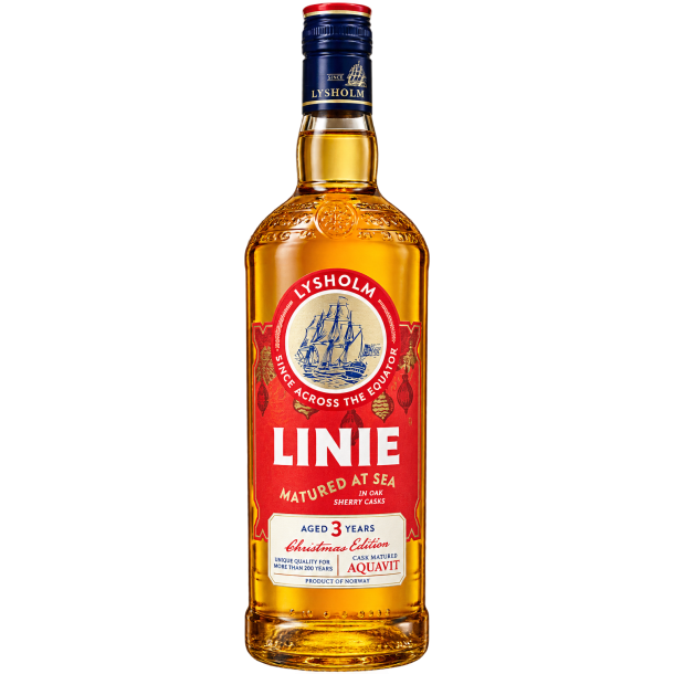 Lysholm LINIE Aquavit Christmas Edition Aged 3 Years