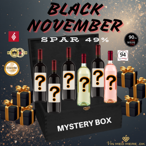 Black November MYSTERY BOX - 6 flasker super god vin