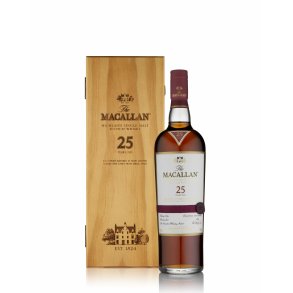 Macallan Sherry Oak Cask 25 Års Whisky 70 cl. - 43% release 2023