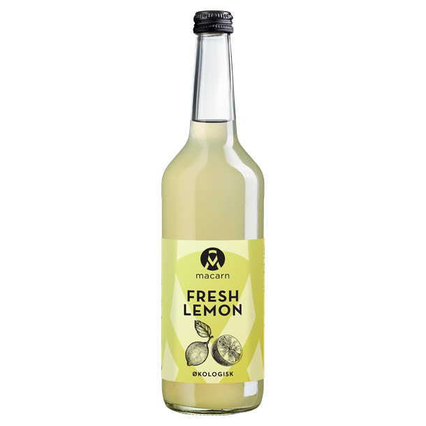 Macarn Fresh Lemon Sodavand ko 66 cl.