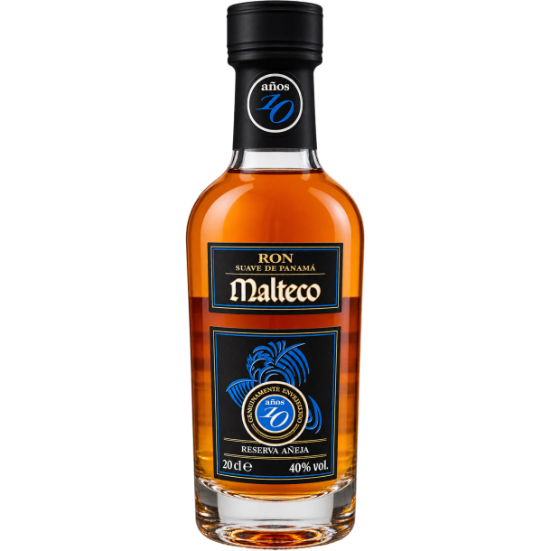 Malteco 10 �rs Rum Reserva A�ejo 40 % 20 cl