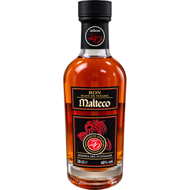 Malteco 20 �rs Rum Reserva del Fundador 40% 20 cl