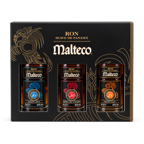Malteco rom Gave�ske 10, 20 & 25 �rs 20 cl