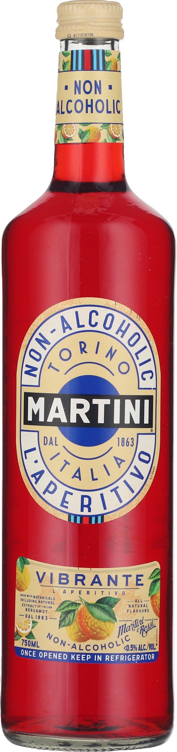 Martini Vibrante Alkoholfri Vermouth 75 cl. 0,0 VERMOUTH VIN MED
