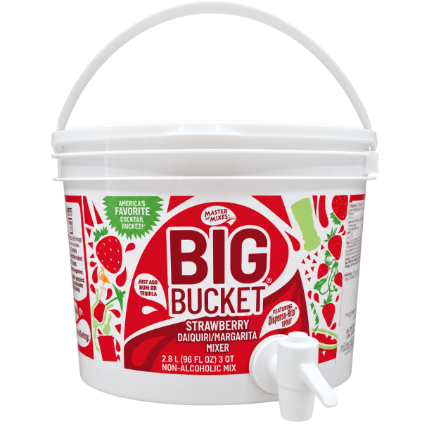Master of Mixes Big Bucket Strawberry Daiquiri/Margarita Mixer 2,8 L