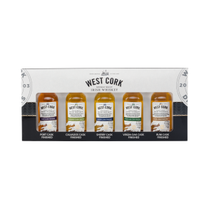 West Cork Minipack Single Malt Cask Finish Irish Whisky 5 x 5 cl.