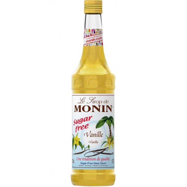 Monin Vanilje Sirup Sukkerfri 70 cl.
