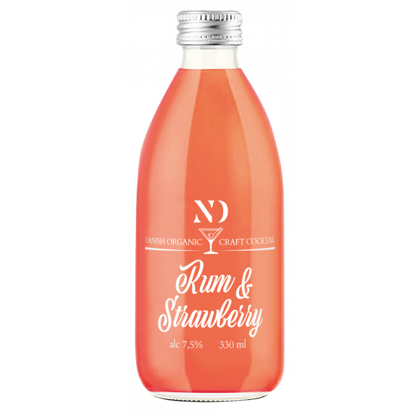 ND Rum & Strawberry Cocktail ko 33 cl. - 7,5%