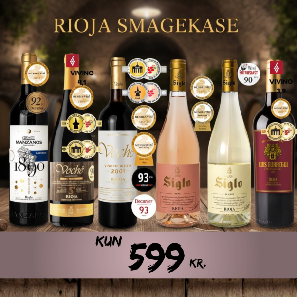 RIOJA SMAGEKASSE 6 FL. 