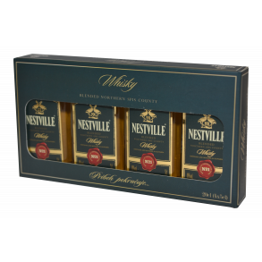 Nestville Whisky Blended Gaveæske 4x5 cl. - 40%