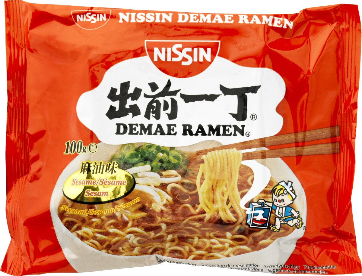Nissin Instant Nudler Demae Ramen Sesame 100 g. - NUDLER & KOPNUDLER - VIN MED MERE .DK