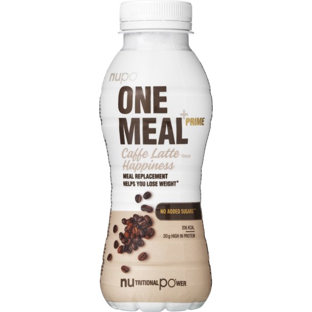 Nupo One Meal +Prime Shake Caffe Latte Happiness 330 ml.