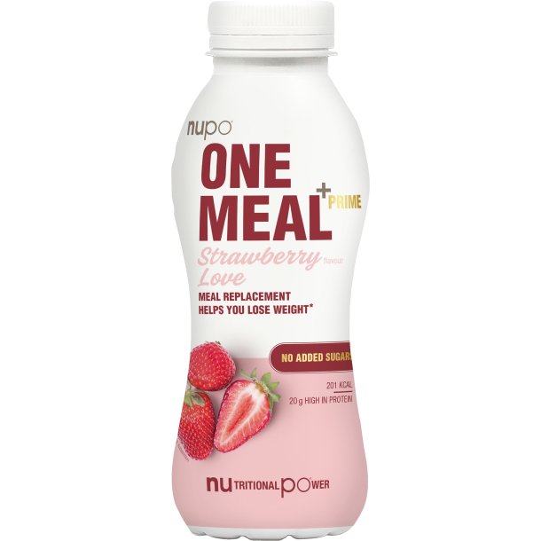 Nupo One Meal +Prime Shake Strawberry Love 330 ml.