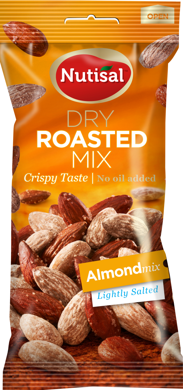 Med andre band eskalere periskop Nutisal Dry Roasted Almond Mix 60 g. - NØDDER - VIN MED MERE .DK