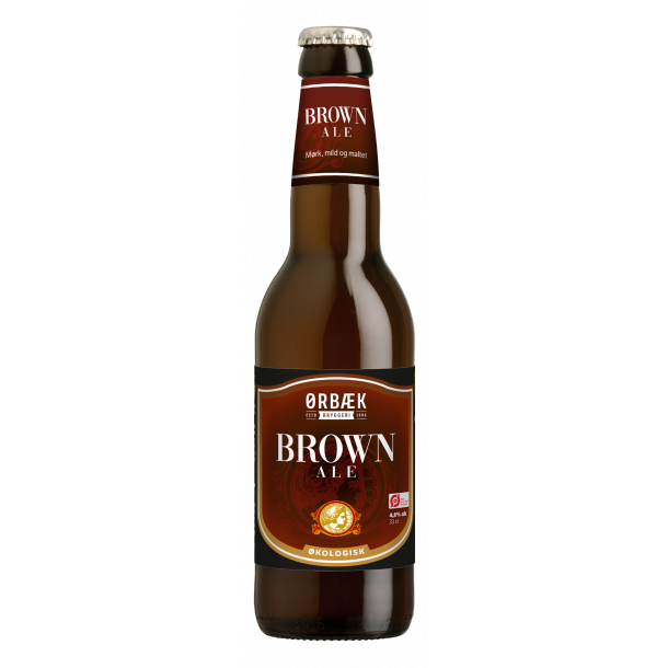 Ørbæk Brown Ale Øko 33 cl. - 4,8%
