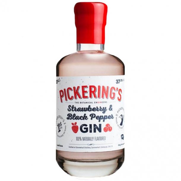 Pickering's Strawberry & Black Pepper Gin 20 cl. - 37,5%