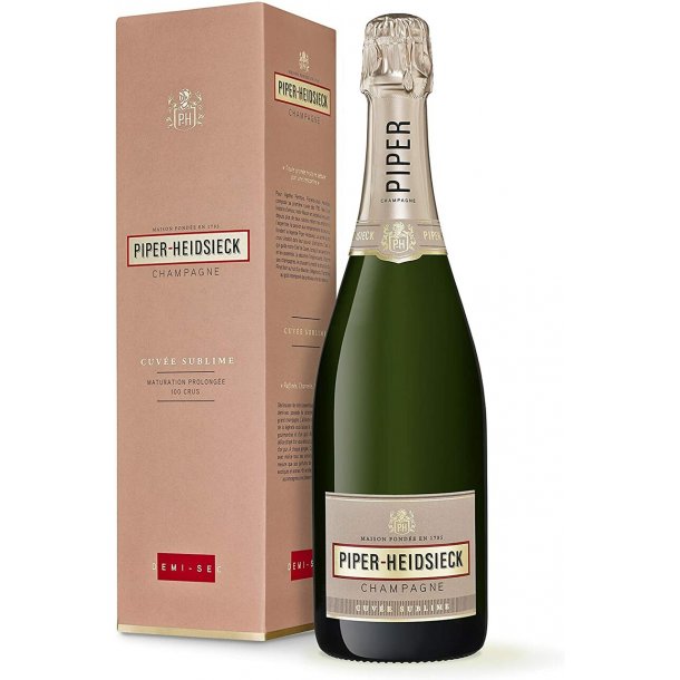 Piper-Heidsieck Champagne Cuvée Sublime Demi-Sec Gaveæske 75 cl. - 12%