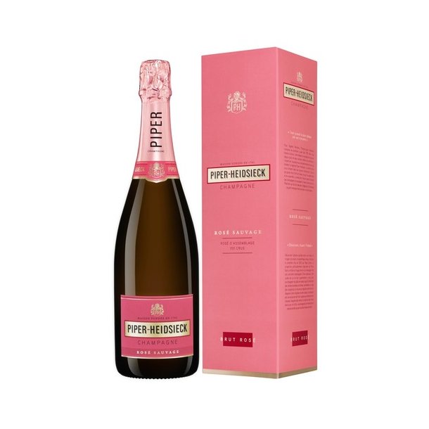 Piper-Heidsieck Champagne Rosé Sauvage Gaveæske 75 cl. - 12%