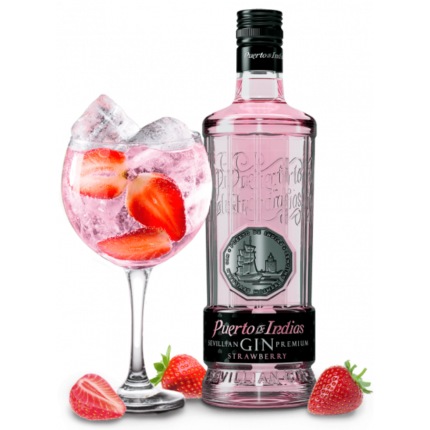 Puerto de Indias Strawberry Gin 100 cl. - 37,5%