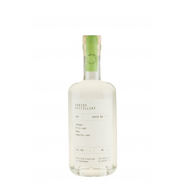 Radius Distillery Gin Batch No. 38 Navy Strenght 50 cl. - 57,5%