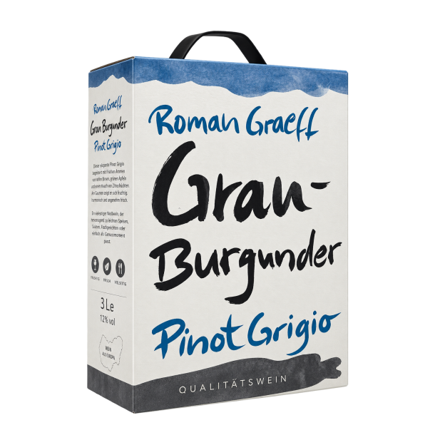 Roman Graeff Gran Burgunder Pinot Grigio 3 liter BIB 12%