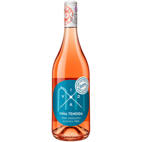 Vina Tendida Pink Moscato alkoholfri 75 cl. 0,0%