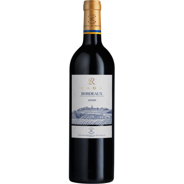 SAGA R Bordeaux Rouge 2020 75 cl. - 13,5%